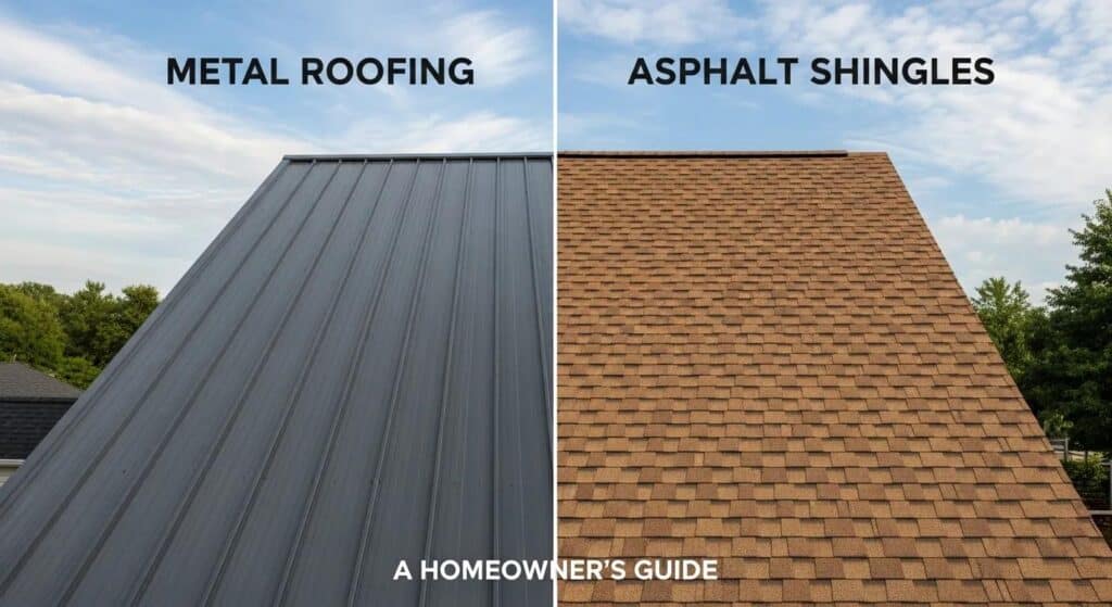 Metal Roofing vs Asphalt Shingles: A Homeowner's Guide